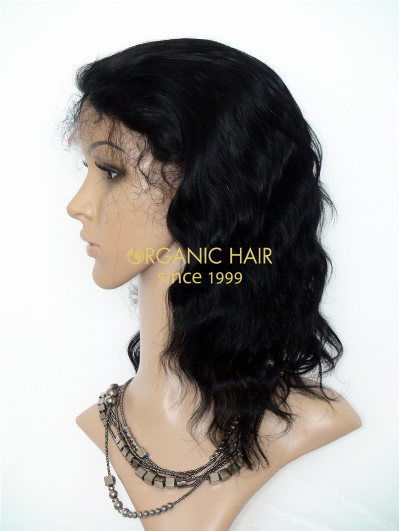 malaysian curly human hair lace front wigs 